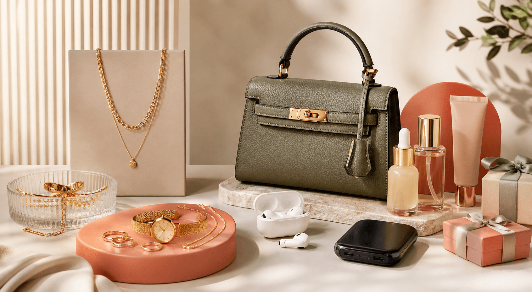 Seleccion de productos BrisaBel: bijouterie, cartera, cosmetica y accesorios